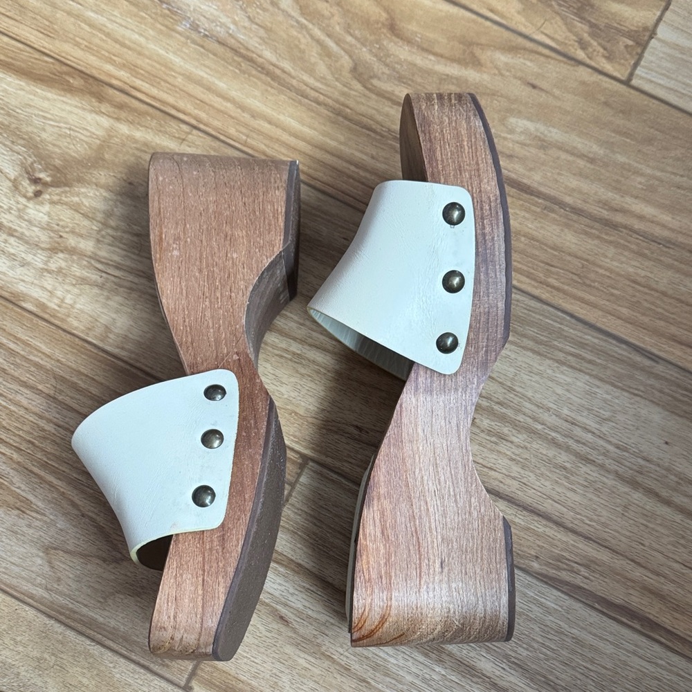 Zara Platform Slide Wedges